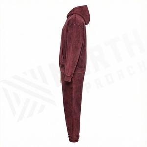 Men's Custom 400 GSM Printed Sweatsuit Acid Wash Baggy <b>Joggers</b> Hoodie <b>Set</b> <b>Plus</b> <b>Size</b> Breathable Winter Customized Color - Product Image 3