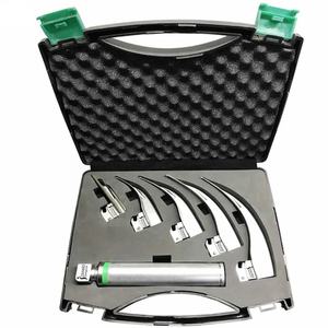 Ensemble de laryngoscopes en acier inoxydable, lames de laryngoscope direct, poignées, pour adultes et pédiatriques, gestion des voies respiratoires, intubation endotrachéale - Product Image 6
