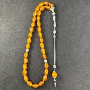 ลูกประคำมุสลิมแท้ ทำมือ ลูกปัดเรซิ่นรักษ์โลก พร้อมสีที่ปรับแต่งได้ สำหรับการสวดมนต์ประจำวัน งานฝีมือเหนือกาลเวลา วาดลายด้วยมือ - Product Image 3