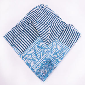 Bandana en coton artisanal de Jaipur imprimé floral, de haute qualité, respirant, à nouer, unisexe, écologique, foulard tendance - Product Image 2