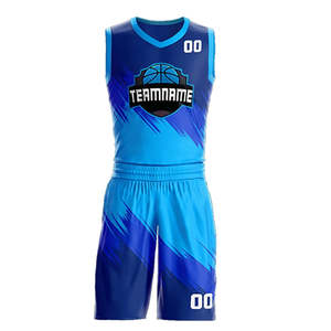 Hot Sale Custom Reversible Basketball Jersey Uniform Numbers Basketball Uniforms Reversible in Custom Design - Product Image 1