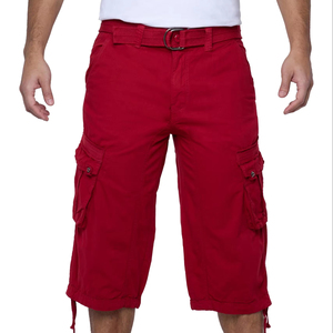 Wholesale High Quality Cotton Sports Jogger Baggy Shorts Custom High Street Multi Pockets Cargo Shorts Men - Product Image 1