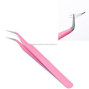 Pinzas de Acero Inoxidable de Alta Calidad ASAP, Herramientas para Extensión de Pestañas Postizas, Punta Puntiaguda de Precisión, Aplicador de Fibra, Modelo ABP-1576 - Product Image 1