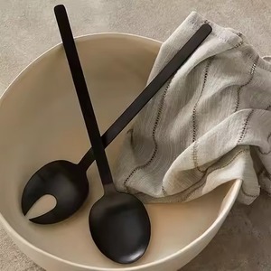 Premium <b>Buffet</b> Salad <b>Server</b> Set Stainless Steel Dining Collection for Resorts - Product Image 6