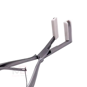 Flat Tip for <b>Tape</b> Hair Black Pliers Tool Stainless Steel for <b>Tape</b> in Hair Extensions Hair Extension Pliers - Product Image 4