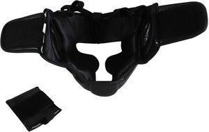 Customized High Quality Breathable Eco-Friendly Leather Boxing Full <b>Face</b> Head Guard-Lightweight Customizable Training Headgear - Product Image 4