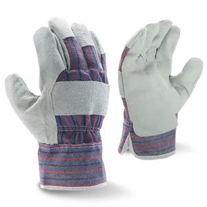Gants de travail en cuir de qualité supérieure, prix de gros, sécurité industrielle et de construction, gants de travail canadiens - Product Image 1