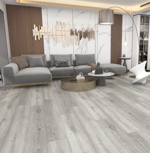 พื้น SPC แบบแข็ง VFLOOR รุ่นโมเดิร์น กันน้ำ ทนต่อรอยขีดข่วน ระบบคลิ๊กล็อค ติดตั้งง่าย ขนาดกลาง รับประกัน 5 ปี - Product Image 1