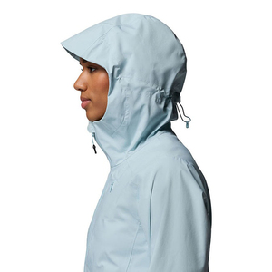 Veste de pluie imperméable pour femme, respirante, séchage rapide, coupe-vent à capuche, pour course, randonnée, voyage, personnalisable OEM, marque privée - Product Image 4