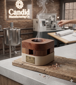 Quemador de incienso estilo árabe de bajo precio, quemador de bakhoor tradicional, soporte compacto para incienso, quemador de bakhoor hecho a mano, de madera. - Product Image 1
