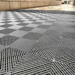 Baldosas Modulares Rígidas y Coloridas para Piso de Garaje, Rejilla de PVC Plástico, Tapetes para Garaje-18, para Talleres de Detallado de Automóviles - Product Image 5