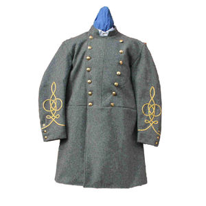 Manteau en laine classique de style américain du XIXe siècle, reproduction historique, modèle Frock Coat - Product Image 1