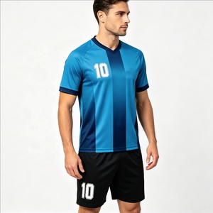 Ensemble de maillot de handball TriPro Sports respirant et à séchage rapide 100% polyester, uniforme sportif imprimé, chemise à manches courtes, short, tenue d'équipe - Product Image 3