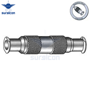 Adaptador de Transferencia de 3 cm / 1-1/4" con Conexión Luer Lock, Instrumento Quirúrgico Manual de Acero Inoxidable para Liposucción - Marca Surgicon - Product Image 2