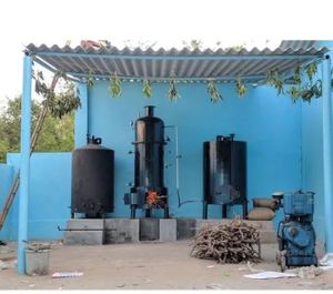 ระบบปรุงเม็ดมะม่วงหิมพานต์ 1500 กก. Oscar Cashew Tech พร้อมมอเตอร์ หม้อต้มเม็ดมะม่วงหิมพานต์ 850 กก. พร้อมหม้อนึ่งไอน้ำ - Product Image 1