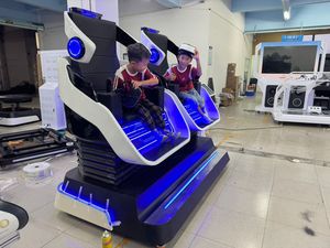 เครื่องจำลองโรงภาพยนตร์ VR แบบเล่นคนเดียว รุ่น Dual Egg Cinema Simulator Pod (ประกอบด้วยฐานเคลื่อนที่, ระบบลม, ระบบกระตุ้นขา และระบบสั่นสะเทือนที่นั่ง) - Product Image 2