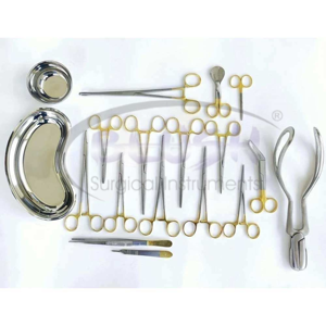 18 Pcs Gynecology Delivery Set with Box Top Quality Stainless Steel Surgical Instruments CE ISO Supplier By <b>Blush</b> Surgical - Product Image 3
