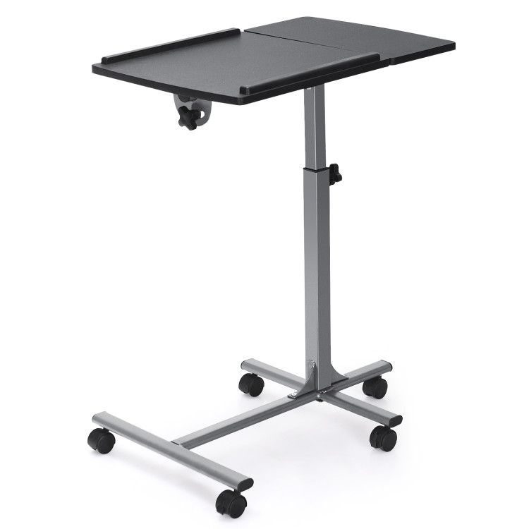 Silver (frame) + black (table) Color