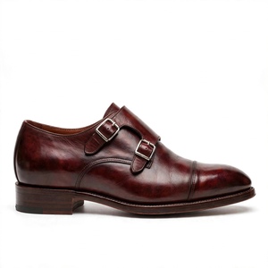 Chaussures en cuir véritable de qualité supérieure pour hommes, couleur unie, respirantes, dessus en cuir véritable, semelle en caoutchouc. - Product Image 4