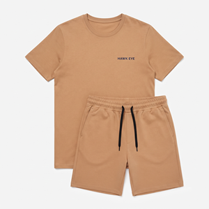 Ensemble deux pièces respirant à manches courtes pour homme, taille standard, collection été 2026 - Product Image 3