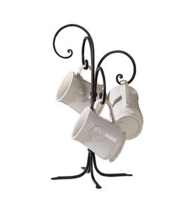 Portavasos Clásico de Hierro para una Decoración de Cocina Atemporal que Combina Practicidad y Elegancia Metálica - Product Image 1