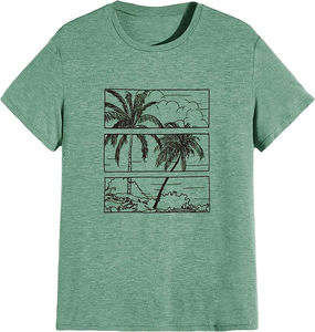 New Street Fashion Wear Low Budget <b>Men's</b> Screen Printed 100% Cotton <b>Corduroy</b> Breathable Lightweight Customizable T-<b>Shirt</b> - Product Image 3