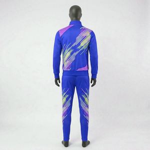 New Style Custom LOGO Football Training Suit High Quality Wholesale Men Adults 100% <b>Polyester</b> <b>Tracksuit</b> Sets - Product Image 2