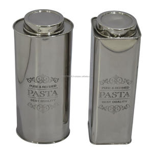 Rose Gold Eco-Friendly Metal <b>Tin</b> Square Canister Set Stylish Industrial Design for Tea Coffee Sugar Noodle <b>Storage</b> - Product Image 1