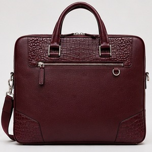 Gravs Sacoche pour ordinateur portable en cuir véritable pour homme, style vintage, sac messager professionnel, léger, durable, de luxe, été - Product Image 1