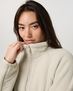 Wholesale Custom <b>Women</b>’s <b>Sherpa</b> <b>Jacket</b> <b>For</b> Winter Premium Custom Breathable Fabric OEM ODM Custom Fleece Outerwear <b>For</b> <b>Women</b> - Product Image 4