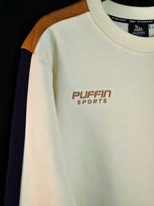 Sudadera de Cuello Redondo Personalizada PUFFIN SPORTS para Hombre, Logotipo Bordado, Corte Regular, Algodón Tejido, Ropa Casual de Otoño, Impresión de Silicona - Product Image 4