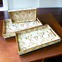 Plateau de service alimentaire en MDF de luxe, sans BPA, écologique, durable, avec impression autocollante émaillée, haute qualité, idéal pour la maison et les restaurants