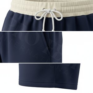 Shorts de sport 100% polyester, unis, vierges, personnalisables avec logo de marque, séchage rapide, coupe décontractée, pour la course, le jogging et l'haltérophilie, vente en gros - Product Image 4