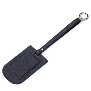Étiquette de bagage en cuir PU avec boucle réglable, fente de confidentialité, pour valise, cadeau promotionnel d'entreprise - Product Image 6