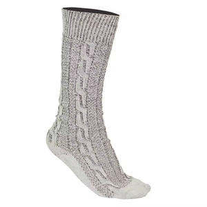 Calcetines Térmicos de Trabajo, Tejido Geométrico, Lana y Nailon, Gruesos, Casuales de Invierno para Adultos - Product Image 3
