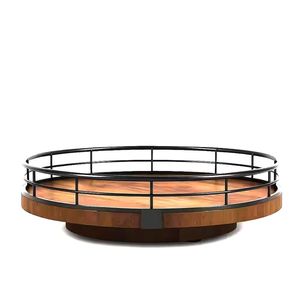 High Arrival Wooden Lazy Susan <b>Turntable</b> for Dining <b>Table</b> Large Round Lazy Susan Organizer For Kitchen Countertop Tabletop - Product Image 3