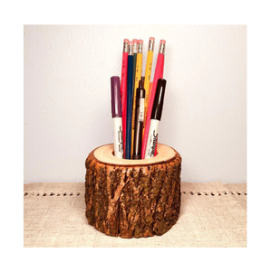 Porte-stylos en bois pour bureau, école, fournitures de bureau, porte-crayons moderne en bois - Product Image 5