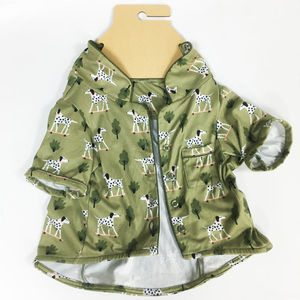 Ropa para Mascotas de Tela de Satén de Seda de la Mejor Calidad, Abrigos de Moda, Camisetas Estampadas para Perros, Ropa de Verano - Product Image 4