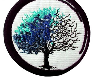 Customized PVC Garments Handmade Embroidered Iron-On Patches <b>Flower</b> Heart Printed Logos for Hat Use Main Fabric - Product Image 6