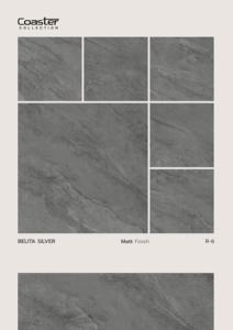 Baldosa de porcelana mate tallada de 600x600 mm diseñada para una elegancia discreta y una composición espacial duradera del suelo. - Product Image 2