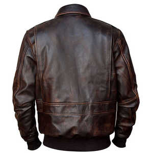 Unisex Genuine Leather <b>Jacket</b> V-neck <b>Half</b> <b>Zip</b> Closure Vintage Style Winter Solid Color Pockets Regular Fit Hooded Thick Bamboo - Product Image 2