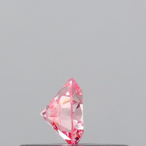 Diamant de laboratoire de 1,00 carat, couleur rose vif fantaisie, taille brillant rond, clarté VS1, certifié IGI, prix de gros. - Product Image 3