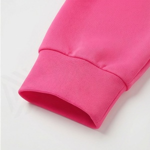 Ensemble 2 pièces tricoté rose pour femme, col rond, manches longues, couleur unie, coupe ample, décontracté, longueur au-dessus du genou, respirant - Product Image 6