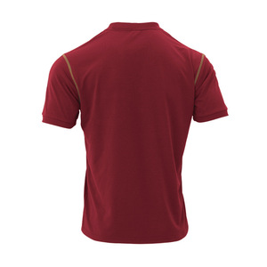 Men's <b>Red</b> Short Sleeve Knitted <b>Polo</b> <b>Shirt</b> Solid Color Casual Style Regular Fit - Product Image 1