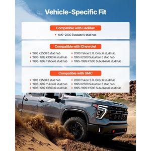 2 Pezzi Cuscinetto Mozzo Ruota Anteriore per Cadillac Escalade 1999-2000, Chevrolet Tahoe 1995-1999, GMC Yukon K1500 Suburban - Product Image 3