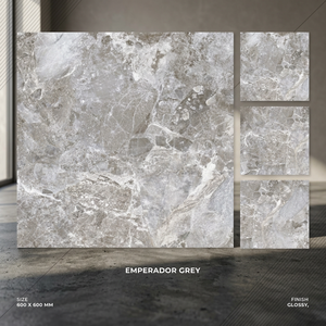 Azulejos de Porcelana con Aspecto de Mármol Moderno y Suave, 600x600mm, 8mm, Antideslizantes, Esmaltados, Adhesivos, para Baño, Villa, Diseño 60x60cm - Product Image 2