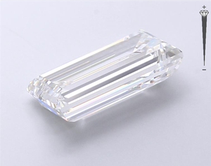 Diamante Cultivado en Laboratorio con Certificación IGI, Corte Baguette de 5.02 CT, Color F, Claridad VVS2, CVD LG 671474424 ROYAL GEMS, Super Joyería - Product Image 4
