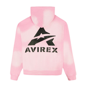 Avirex Men's <b>Pink</b> Tie-Dye Hooded Sweatshirt Oversized Casual French Terry Pullover ODM <b>Hoodie</b> Manufacturer Custom Apparel - Product Image 3