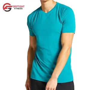 Maglietta girocollo verde tropicale verde profondo blu T-Shirt per gli uomini di livello successivo abbigliamento da uomo N6210 T-Shirt