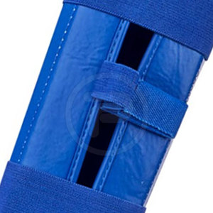 Protège-tibias professionnel de type Hot Cover, double couche élastique, avec insert de poche, protection des jambes pour la boxe, en acier au carbone - Product Image 3